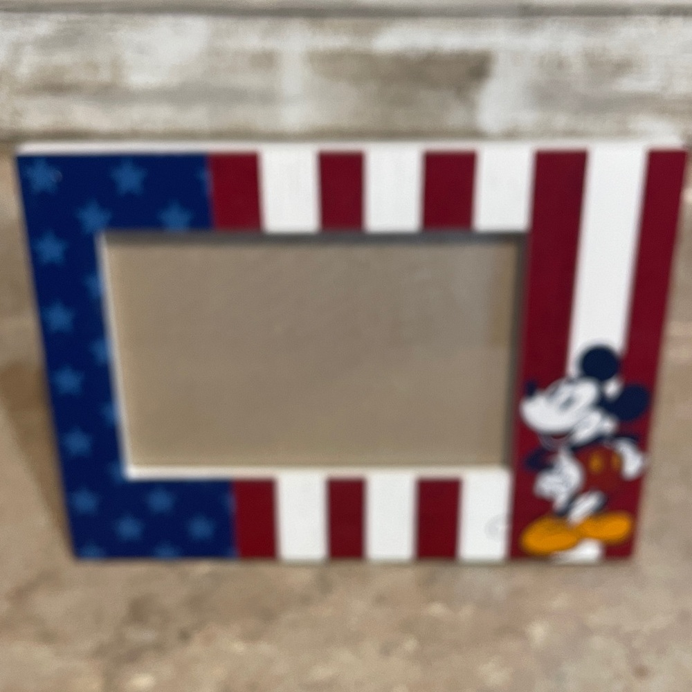 Disney Patriotic Mickey Mouse Picture Frame - Red, White & Blue